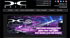 Desktop Screenshot of dcmusic.ca